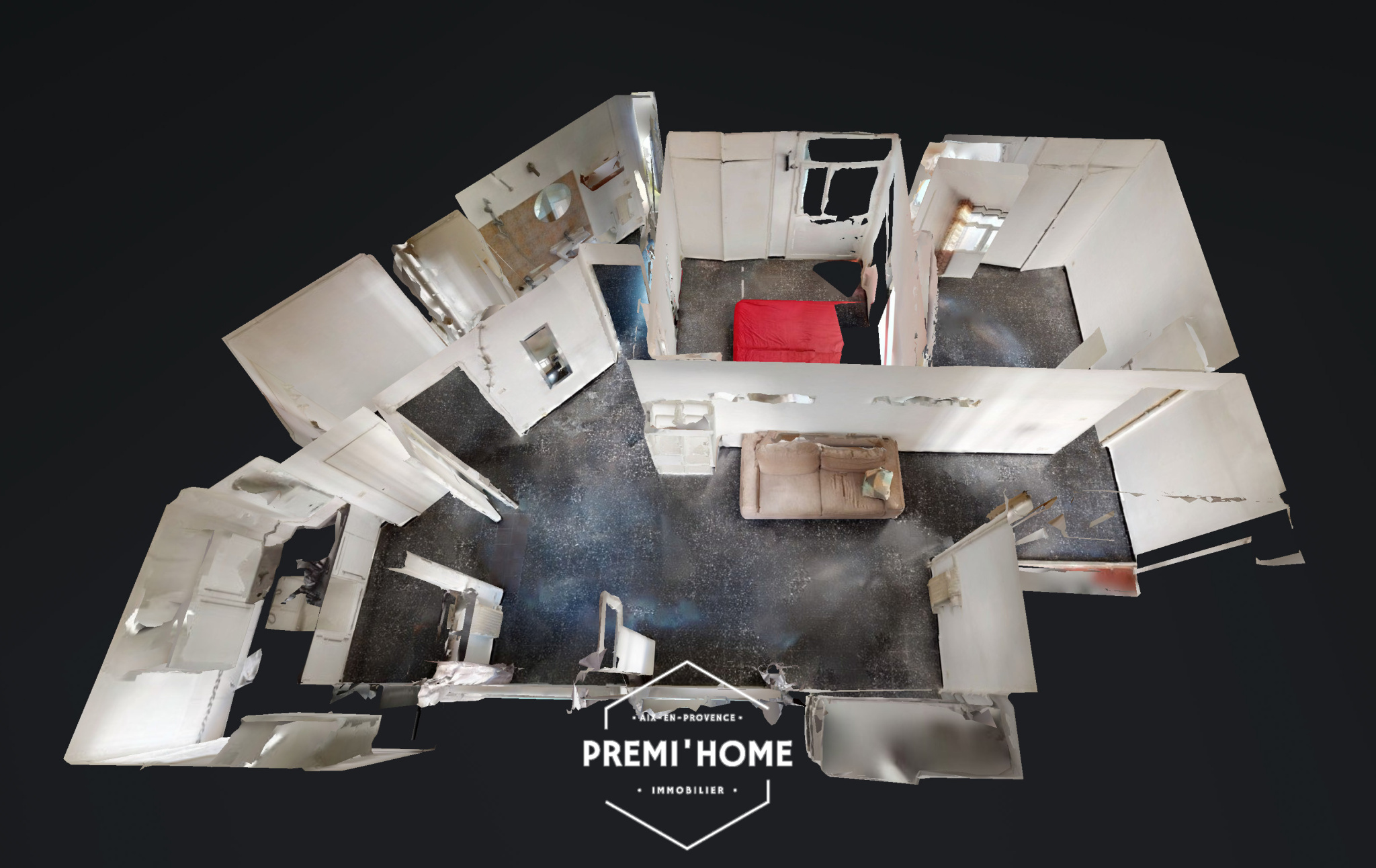 * T3 PETIT NICE * 1ER ETAGE * - Premi'home Agence immobilière Aix En Provence