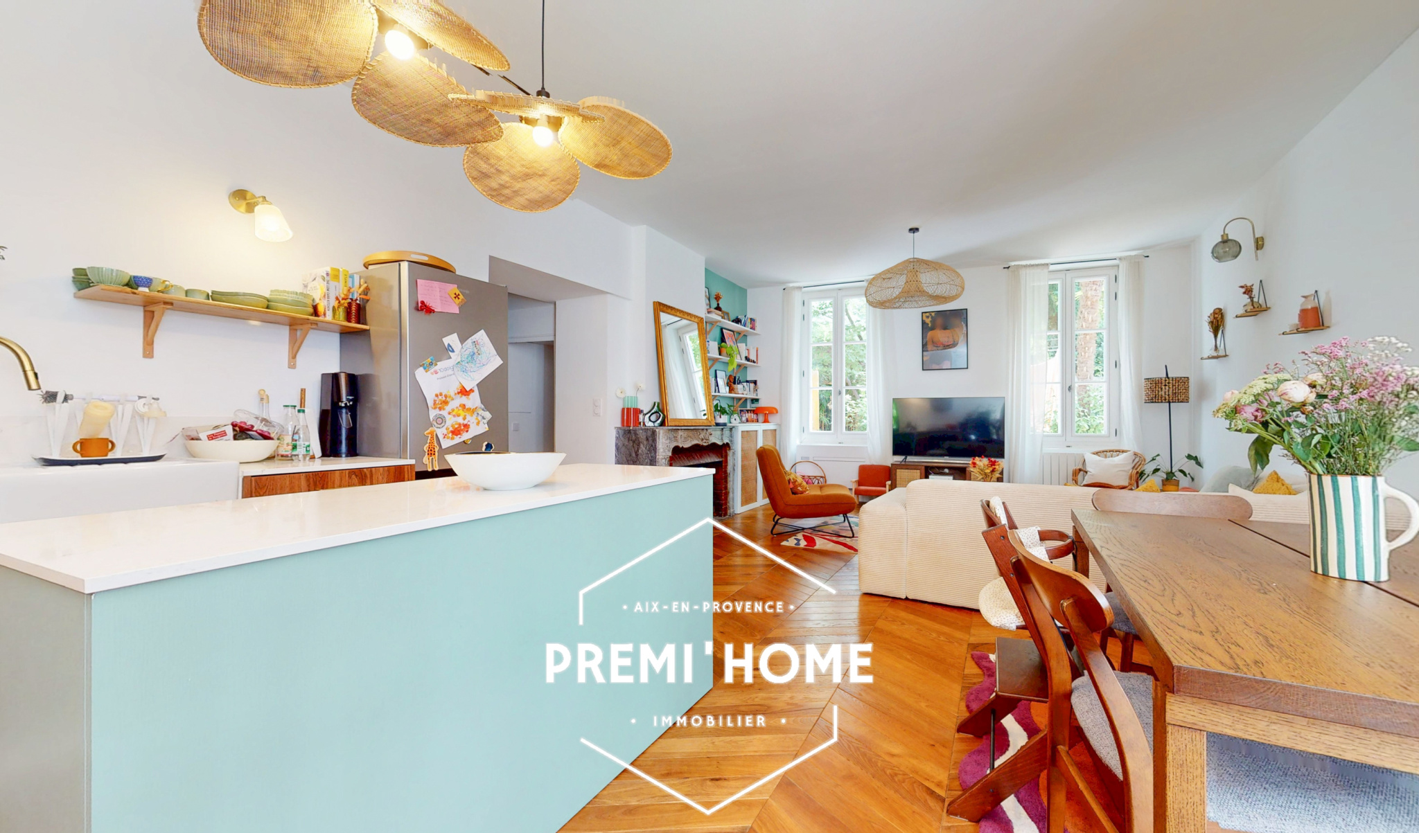 A VENDRE T4 RENOVE PISCINE ET JARDIN AIX SUD - Premi'home Agence immobilière Aix En Provence
