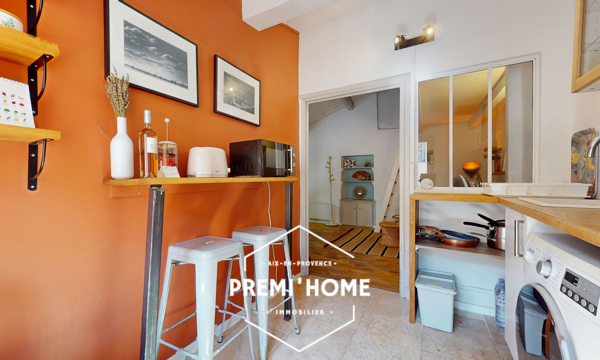 A VENDRE T2 RENOVE CENTRE HISTORIQUE AIX - Premi'home Agence immobilière Aix En Provence