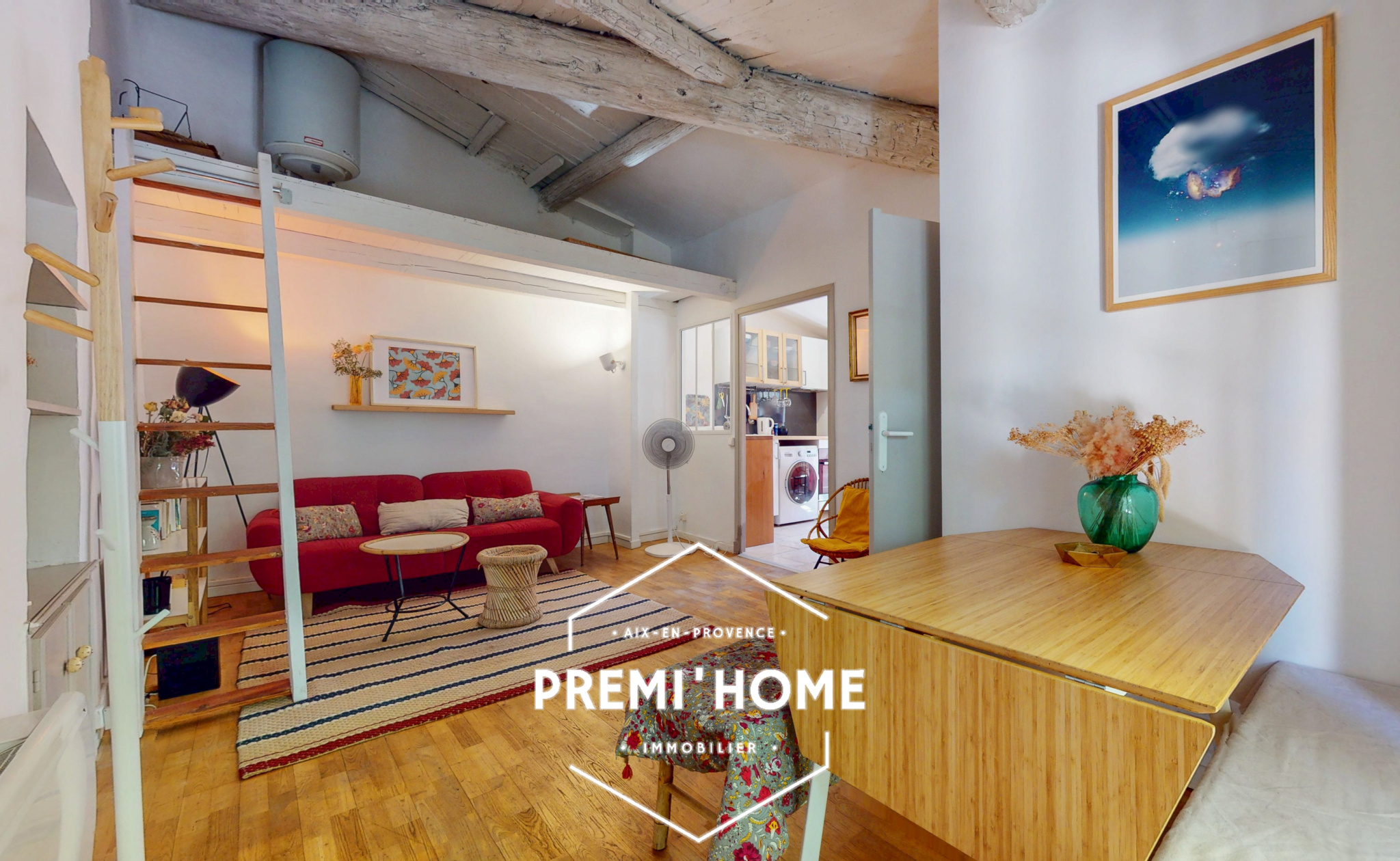 A VENDRE T2 RENOVE CENTRE HISTORIQUE AIX - Premi'home Agence immobilière Aix En Provence