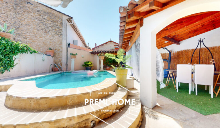 A VENDRE MAISON PISCINE + STUDIO A MIRAMAS - Premi'home Agence immobilière Aix En Provence