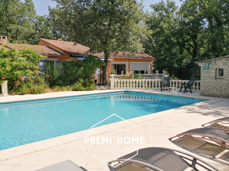 MAISON T4/5 PISCINE ET GARAGE NANS LES PINS - Premi'home Agence immobilière Aix En Provence