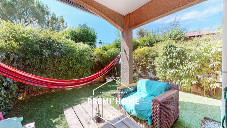 A VENDRE T2 AVEC JARDIN AIX LES MILLES - Premi'home Agence immobilière Aix En Provence