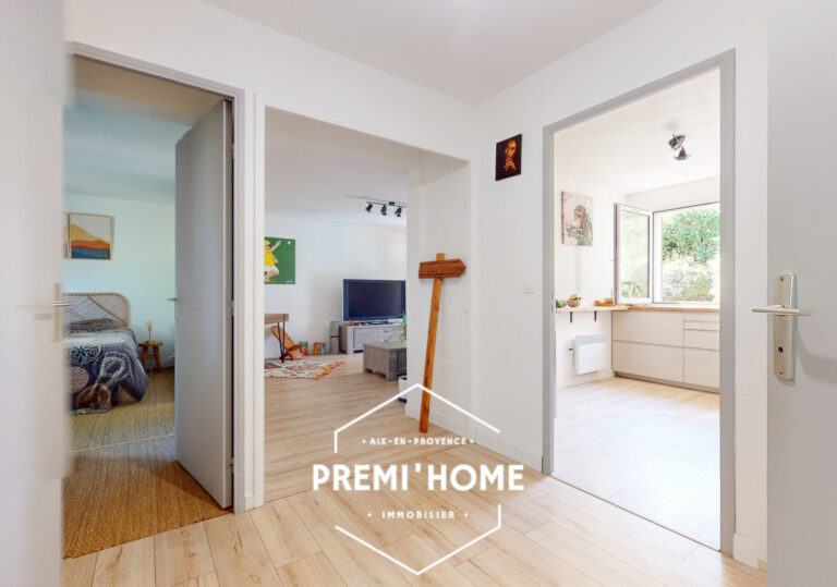 A VENDRE T2 AVEC JARDIN AIX LES MILLES - Premi'home Agence immobilière Aix En Provence