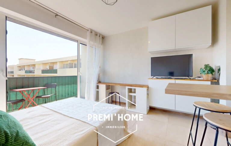A VENDRE STUDIO RENOVE AIX EN PROVENCE GARE ROUTIERE - Premi'home Agence immobilière Aix En Provence