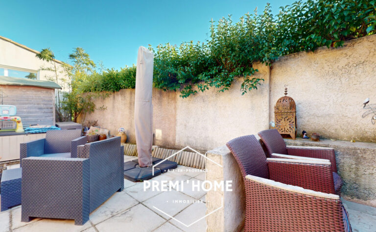T3 REZ DE JARDIN MAISON, AVEC TERRASSE ET PARKING CENTRE LUY - Premi'home Agence immobilière Aix En Provence
