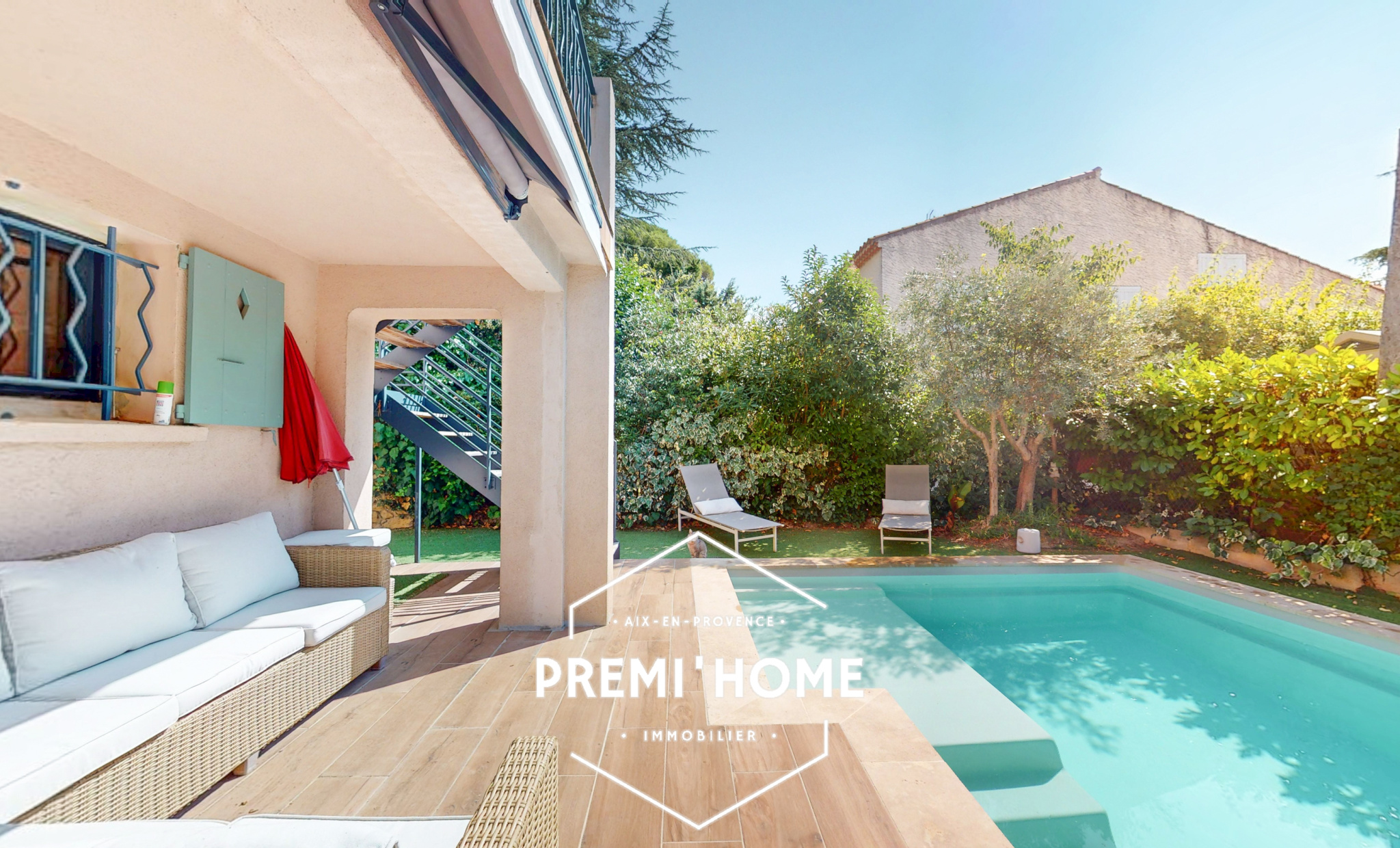 AVEC VENDRE MAISON T6 180 M2 PISCINE & GARAGE PILON BLANC A - Premi'home Agence immobilière Aix En Provence