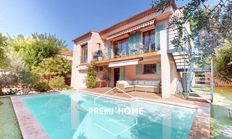 AVEC VENDRE MAISON T6 180 M2 PISCINE & GARAGE PILON BLANC A - Premi'home Agence immobilière Aix En Provence