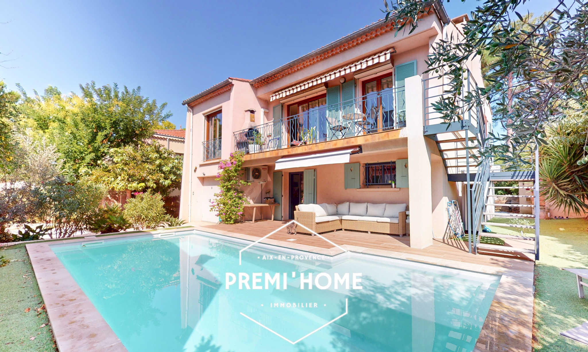 AVEC VENDRE MAISON T6 180 M2 PISCINE & GARAGE PILON BLANC A - Premi'home Agence immobilière Aix En Provence