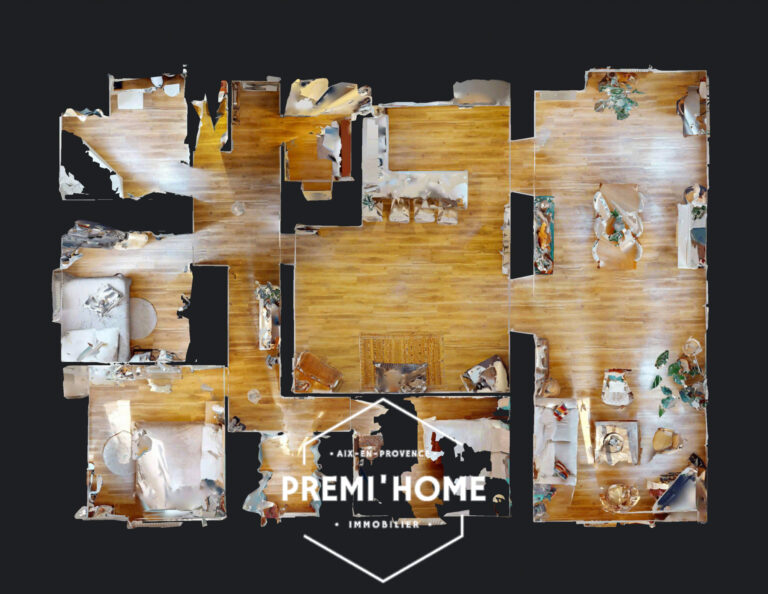 A VENDRE T4 RENOVE AVEC TERRASSE DE 130m2 ET GARAGE AIX LES - Premi'home Agence immobilière Aix En Provence