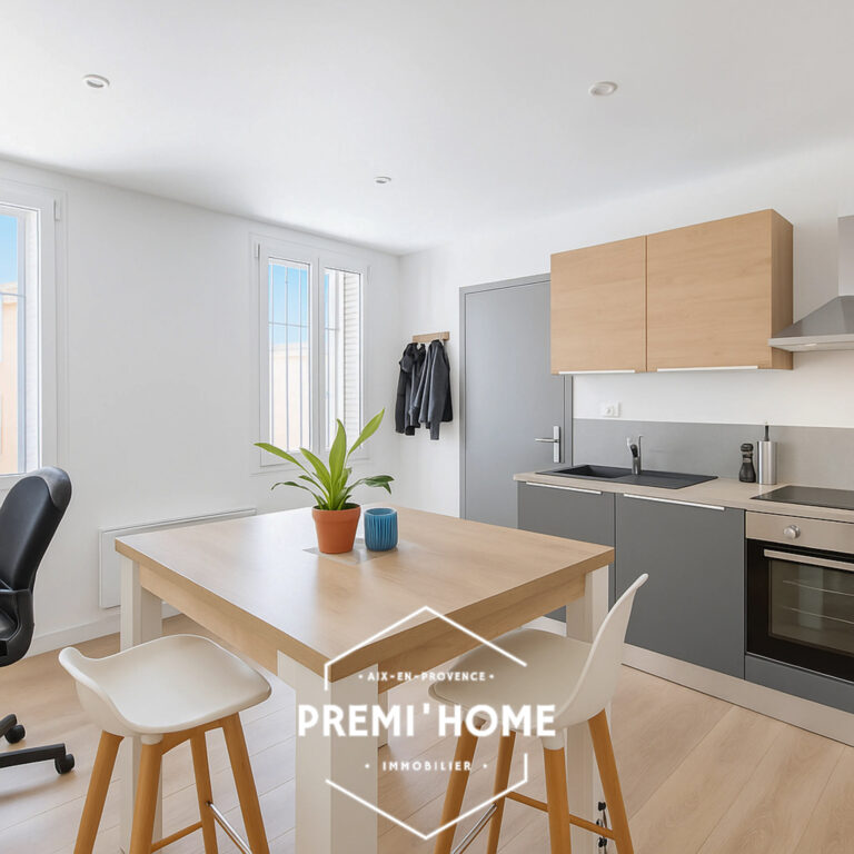 1 pièce 20 m2 A VENDRE STUDIO T1 34 m2 AIX EN PROVENCE – CEN - Premi'home Agence immobilière Aix En Provence