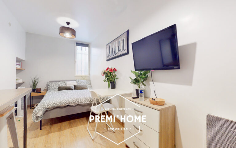 A VENDRE STUDIO RENOVE RDC AIX TANNEURS - Premi'home Agence immobilière Aix En Provence