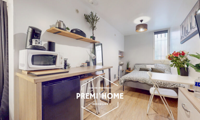 A VENDRE STUDIO RENOVE RDC AIX TANNEURS - Premi'home Agence immobilière Aix En Provence