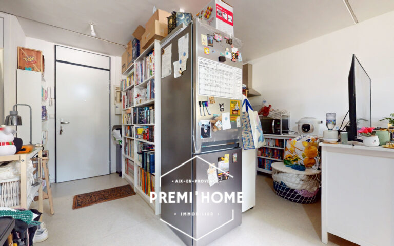 A VENDRE STUDIO RDC VASARELY AIX EN PROVENCE - Premi'home Agence immobilière Aix En Provence