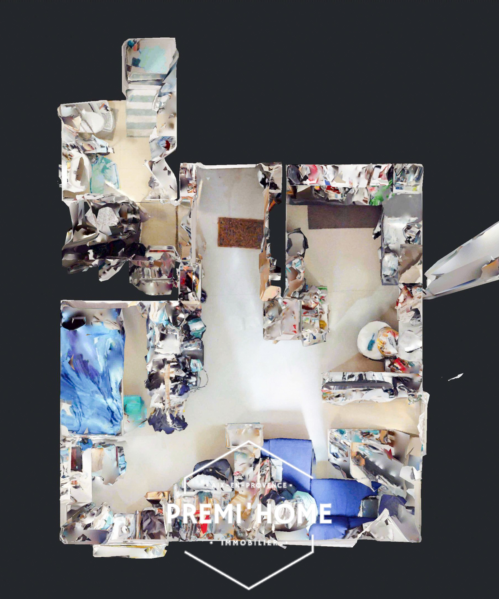 A VENDRE STUDIO RDC VASARELY AIX EN PROVENCE - Premi'home Agence immobilière Aix En Provence