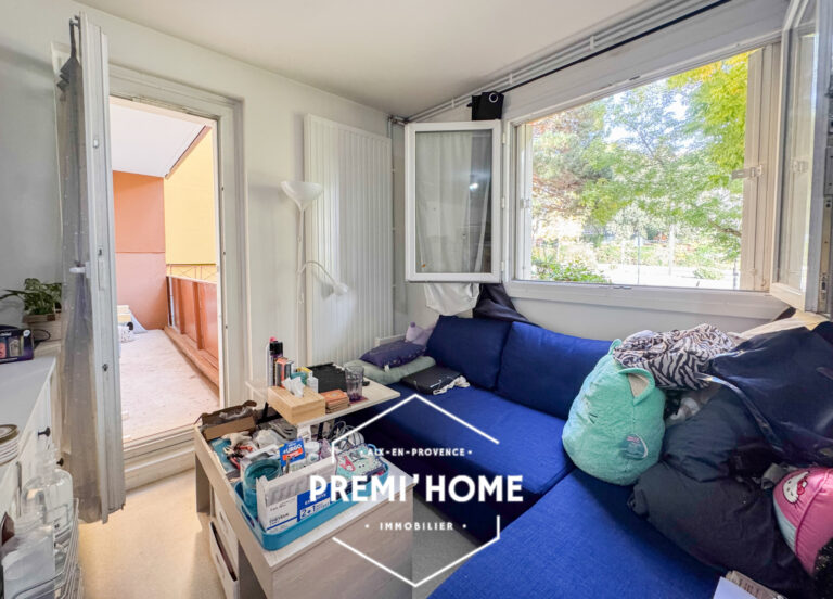 A VENDRE STUDIO RDC VASARELY AIX EN PROVENCE - Premi'home Agence immobilière Aix En Provence