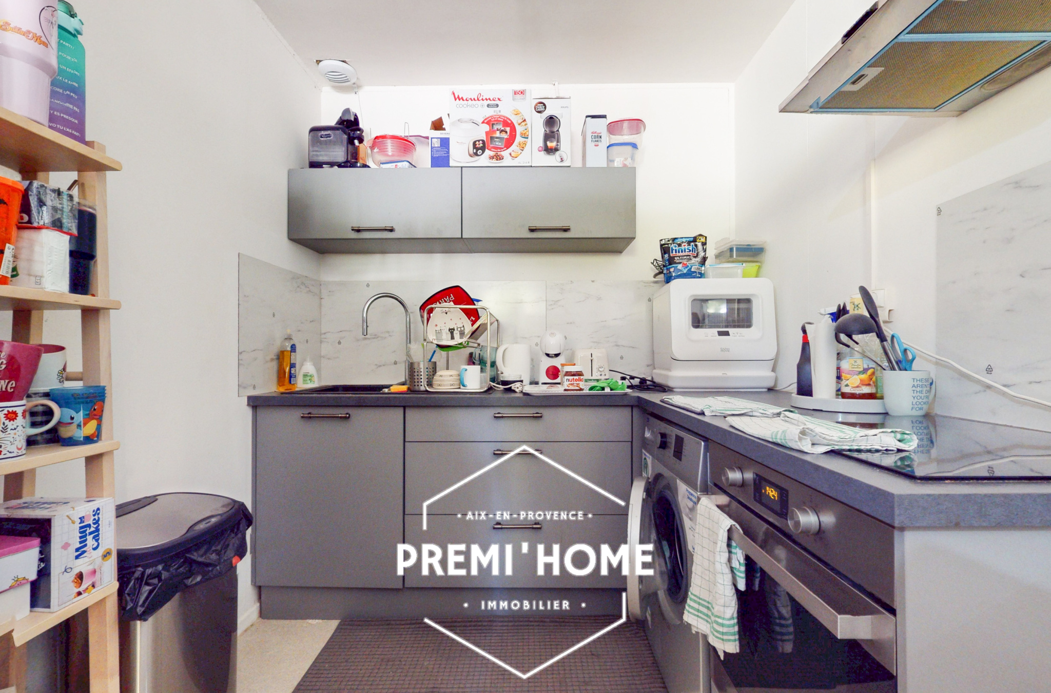 A VENDRE STUDIO RDC VASARELY AIX EN PROVENCE - Premi'home Agence immobilière Aix En Provence