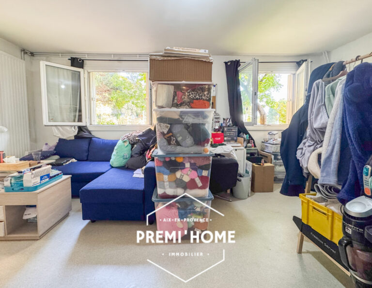 A VENDRE STUDIO RDC VASARELY AIX EN PROVENCE - Premi'home Agence immobilière Aix En Provence