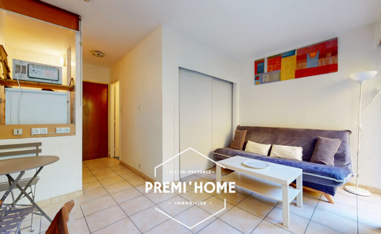 STUDIO AVEC JARDIN A VENDRE AIX LA TORSE - Premi'home Agence immobilière Aix En Provence