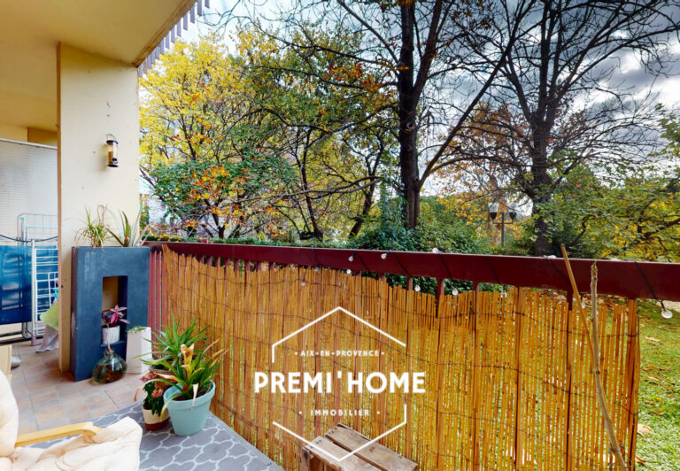 A VENDRE T3 RDC AIX EN PROVENCE SUD FACULTES - Premi'home Agence immobilière Aix En Provence