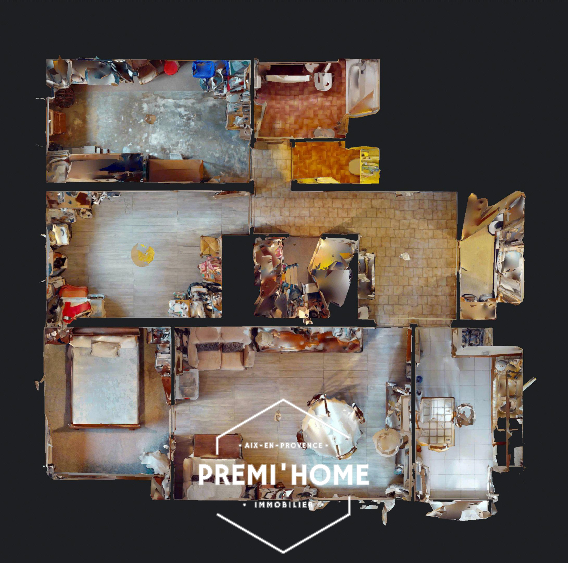 T3/4 AIX OUEST A RENOVER A VENDRE - Premi'home Agence immobilière Aix En Provence