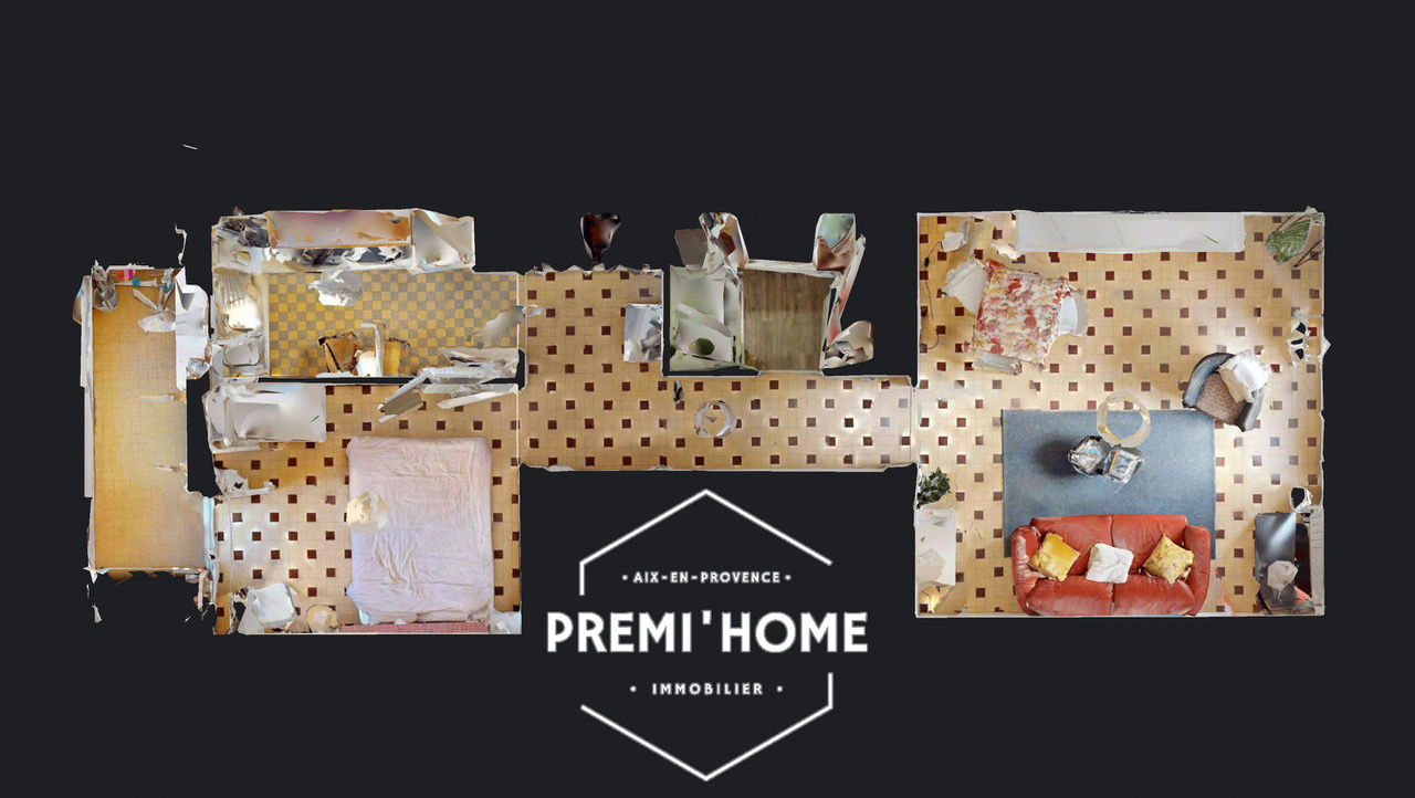 Aix-en-Provence Centre   T2 Dernier Étage avec Ascenseur, Ba - Premi'home Agence immobilière Aix En Provence