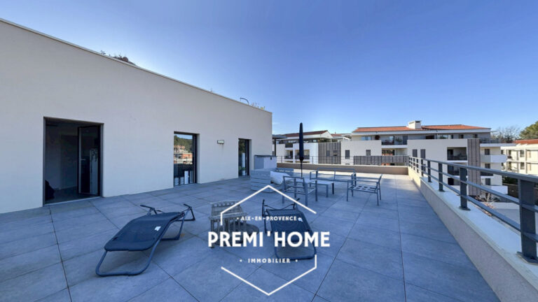 APPARTEMENT DE STANDING – T4 de 99m2 avec terrasse de 150 m2 - Premi'home Agence immobilière Aix En Provence