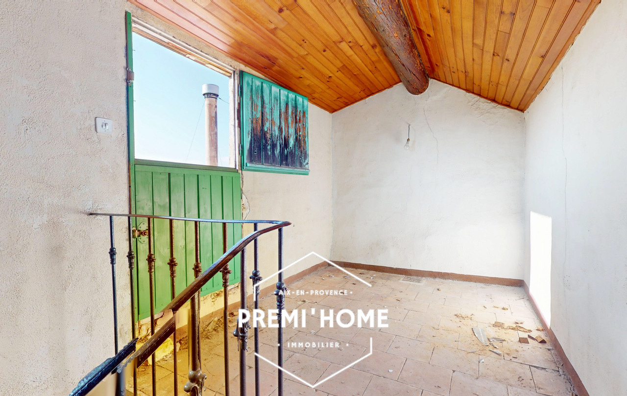 6 PIÈCES 105 M2 MAISON  DE VILLAGE À RÉNOVER AUREILLE - Premi'home Agence immobilière Aix En Provence
