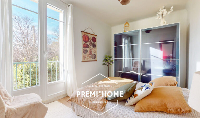 Appartement T3 rénové   Calme absolu, balcon plein sud, proc - Premi'home Agence immobilière Aix En Provence