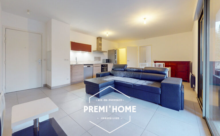 A vendre T2 49 m2 rez de jardin avec terrasse jardin et box - Premi'home Agence immobilière Aix En Provence