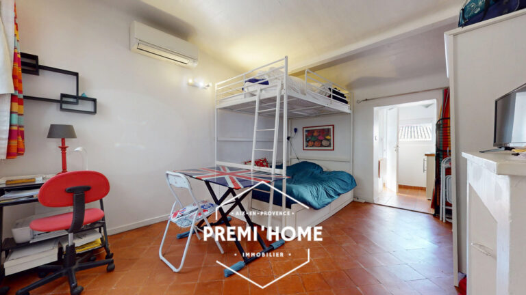 AIX-EN-PROVENCE   CENTRE HISTORIQUE   T1 MEUBLÉ   19,33 m2 - Premi'home Agence immobilière Aix En Provence