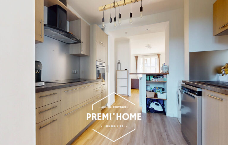AIX-EN-PROVENCE NORD   T3 RÉNOVÉ 60 m2   TRAVERSANT   CAVE - Premi'home Agence immobilière Aix En Provence