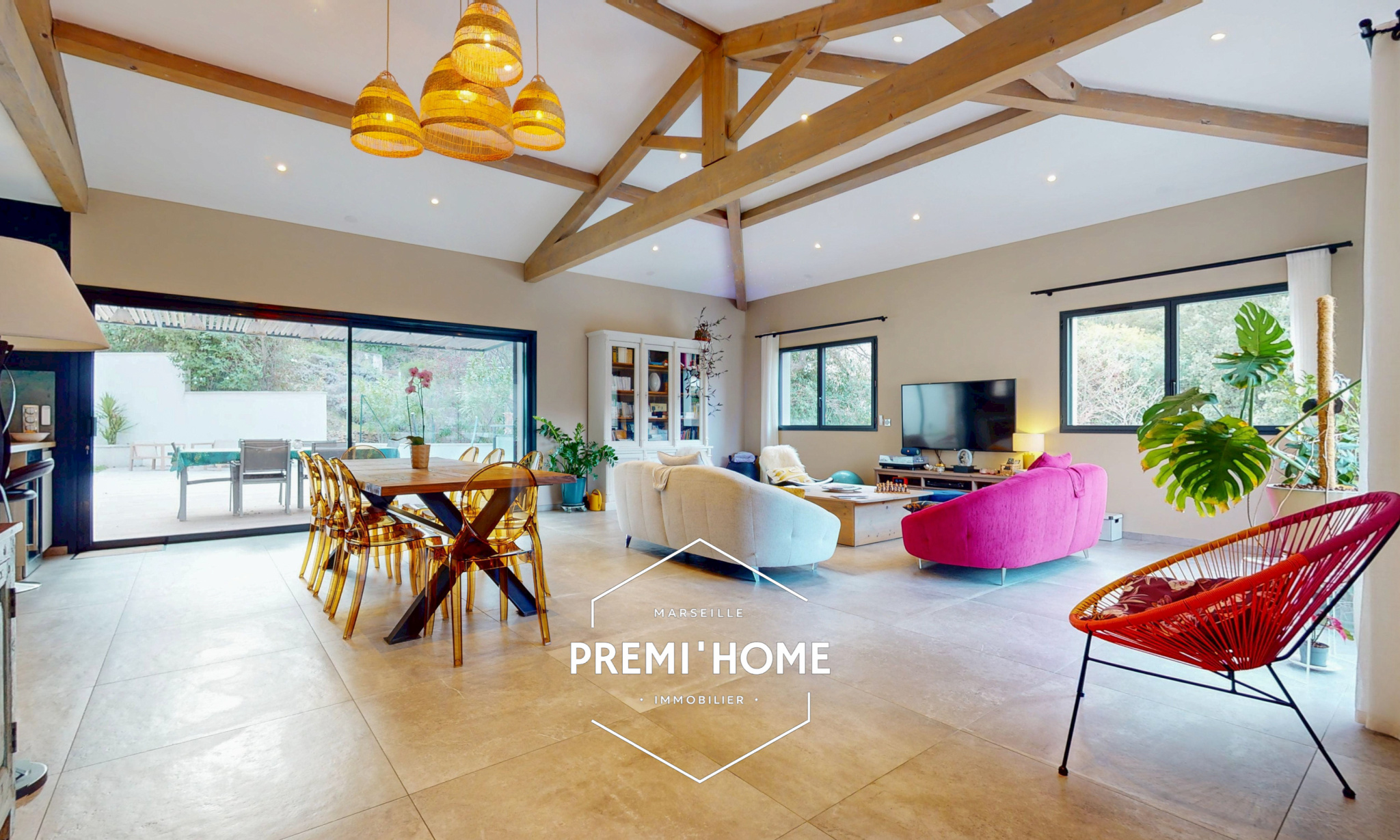 MAISON RECENTE AVEC PISCINE SAINT MARC JAUMEGARDE - Premi'home Agence immobilière Aix En Provence