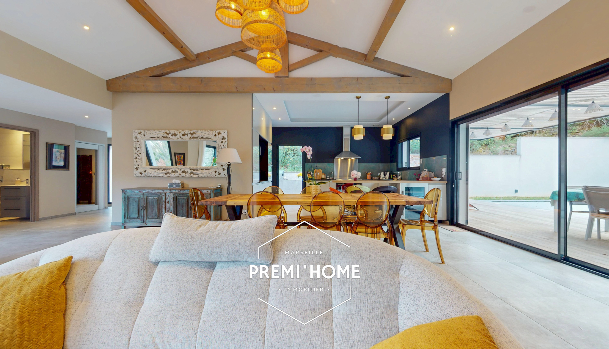 MAISON RECENTE AVEC PISCINE SAINT MARC JAUMEGARDE - Premi'home Agence immobilière Aix En Provence