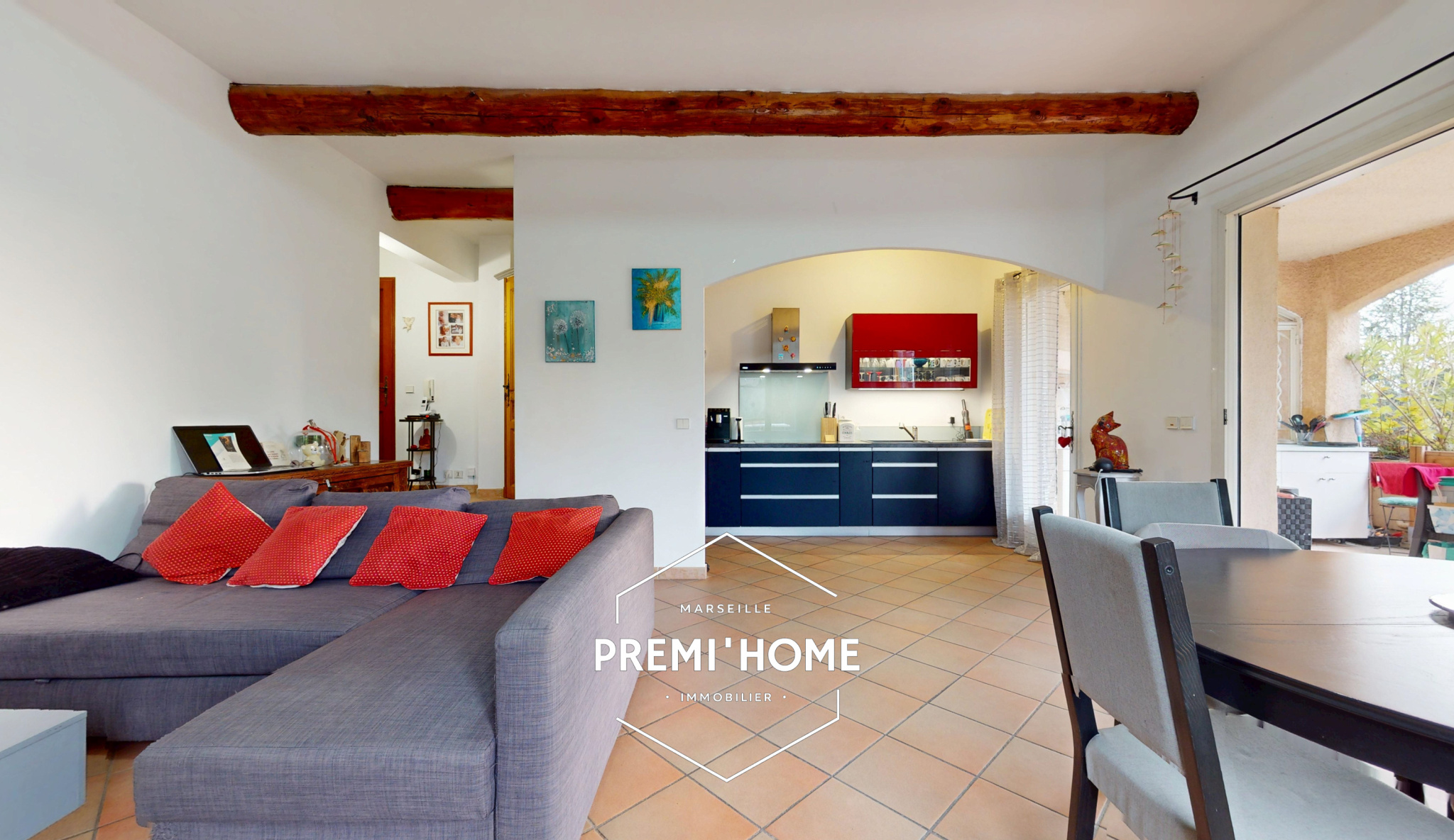 A VENDRE T3 AIX NORD GRANDE TERRASSE ET GARAGE - Premi'home Agence immobilière Aix En Provence