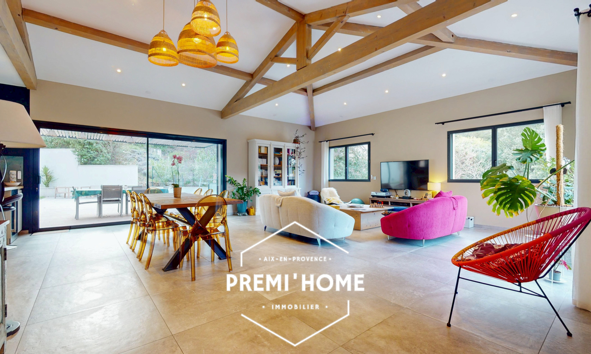 MAISON RECENTE AVEC PISCINE SAINT MARC JAUMEGARDE - Premi'home Agence immobilière Aix En Provence