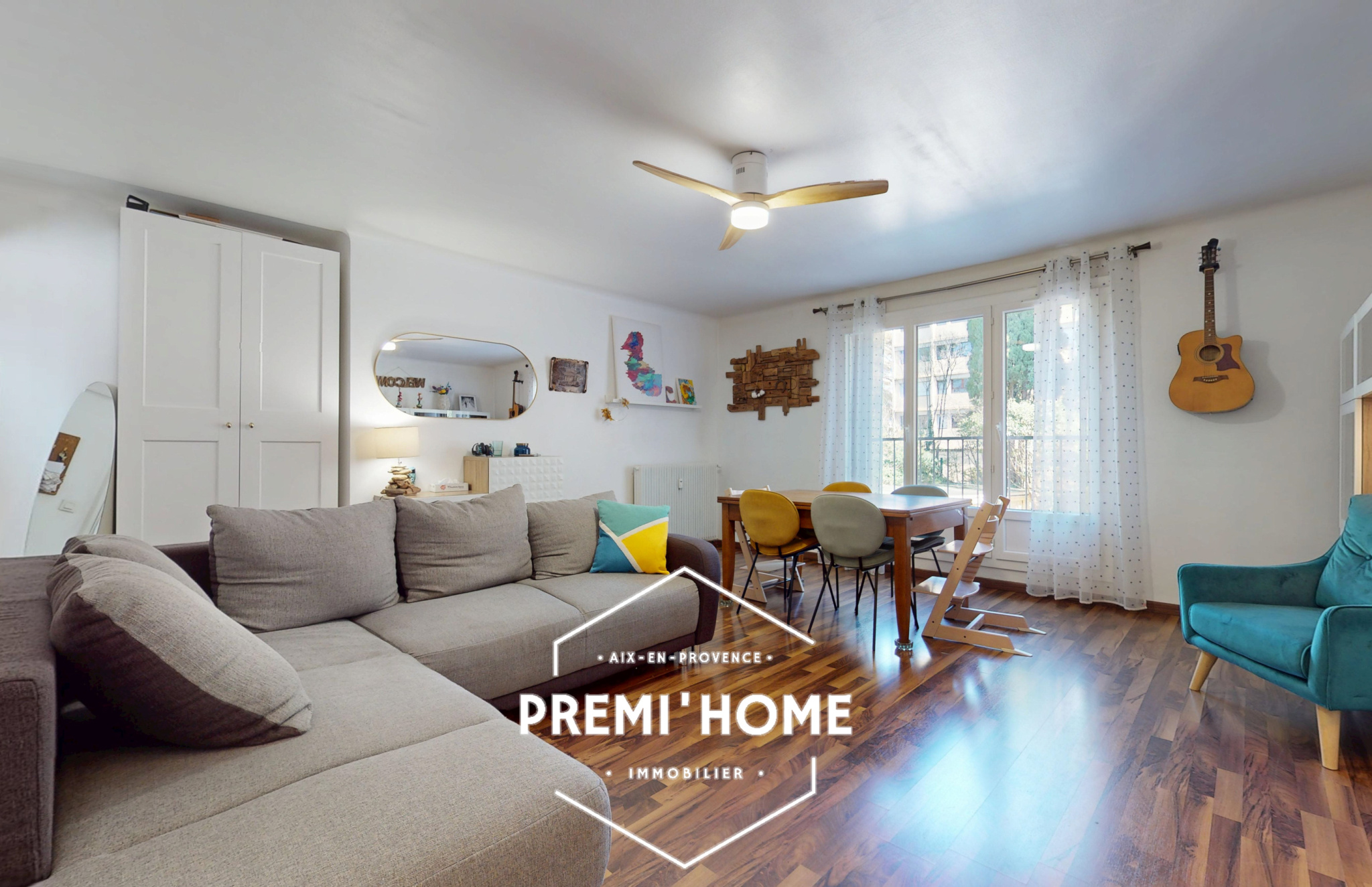 T4 AIX SUD AVEC GARAGE - Premi'home Agence immobilière Aix En Provence