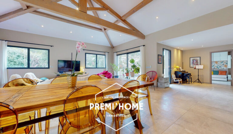 MAISON RECENTE AVEC PISCINE SAINT MARC JAUMEGARDE - Premi'home Agence immobilière Aix En Provence