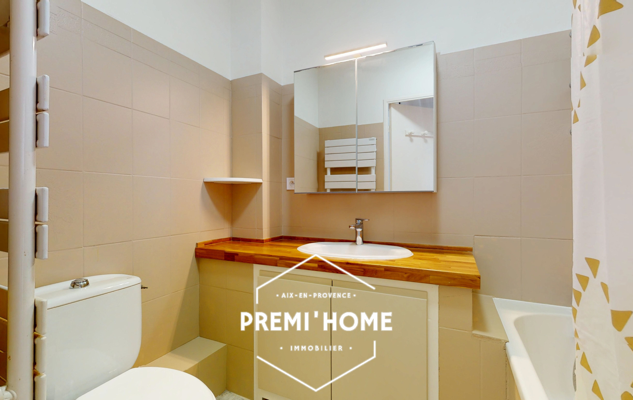 A VENDRE T3 EN DUPLEX AVEC JARDIN AIX OUEST - Premi'home Agence immobilière Aix En Provence