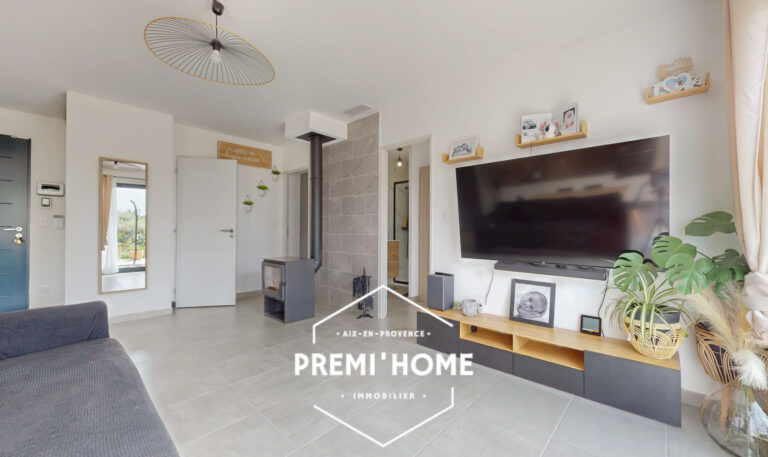 A VENDRE MAISON RÉCENTE 3 CHAMBRES PISCINE A COTIGNAC - Premi'home Agence immobilière Aix En Provence