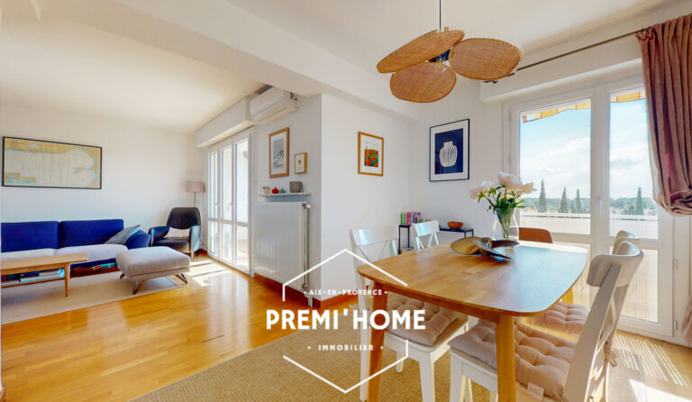 A VENDRE T3/4 RENOVE DERNIER ETAGE PIGONNET AIX EN PROVENCE - Premi'home Agence immobilière Aix En Provence