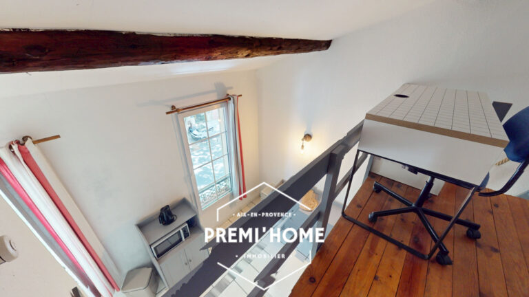 A VENDRE STUDIO AVEC MEZZANINE AIX EN PROVENCE - Premi'home Agence immobilière Aix En Provence