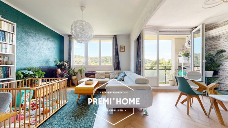 T3/4 A VENDRE DERNIER ETAGE AIX EN PROVENCE QUARTIER EST - Premi'home Agence immobilière Aix En Provence