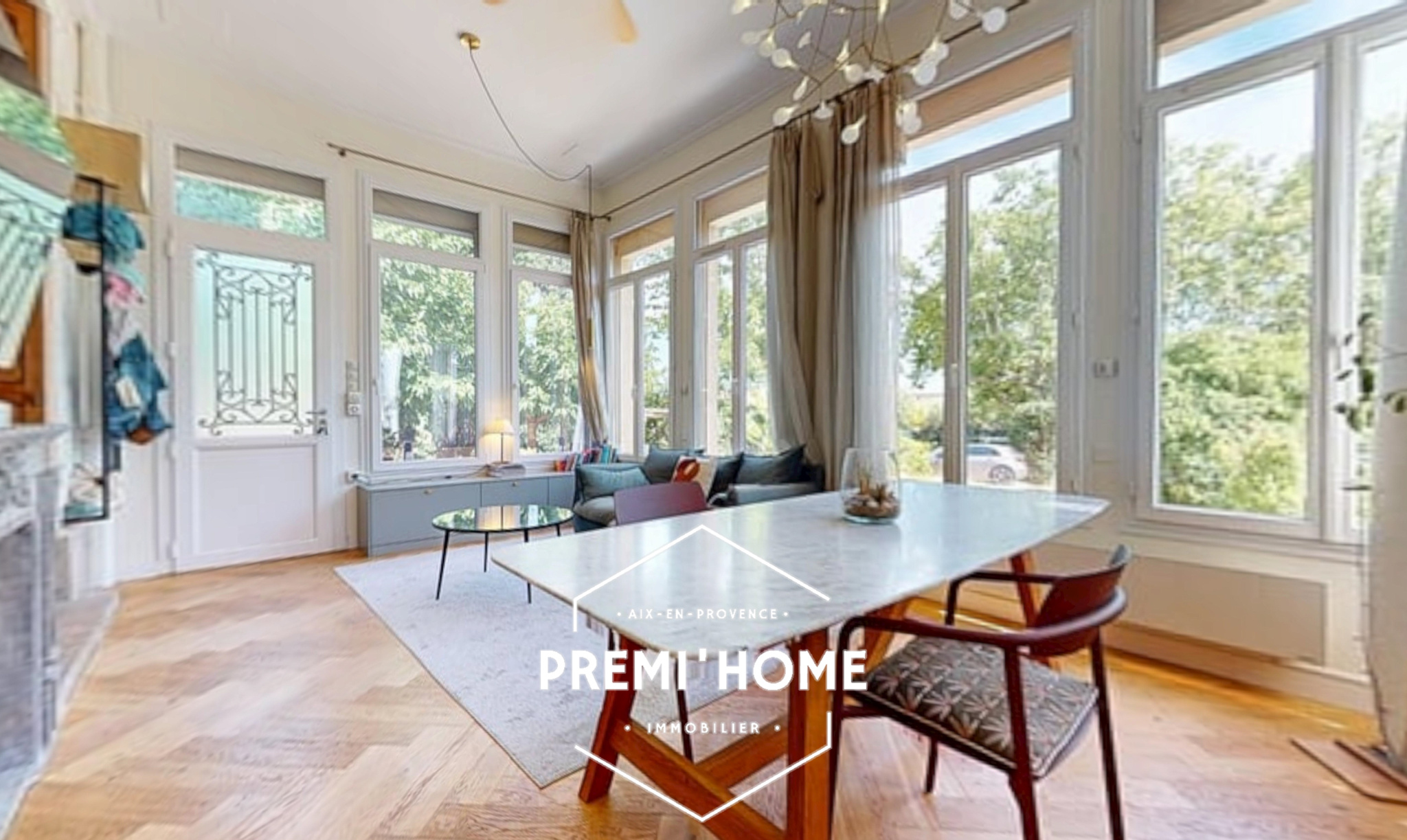 T3 RENOVE AVEC JARDIN ET PISCINE BASTIDE REMARQUABLE A LA CI - Premi'home Agence immobilière Aix En Provence