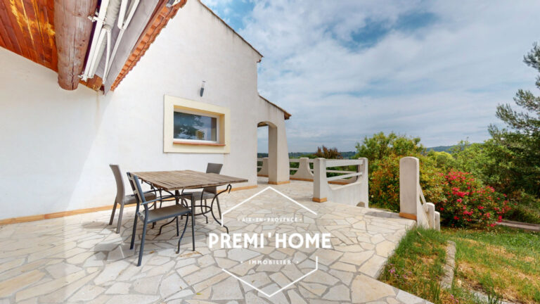 MAISON A VENDRE A LUYNES 3 CHAMBRES AVEC GARAGE - Premi'home Agence immobilière Aix En Provence
