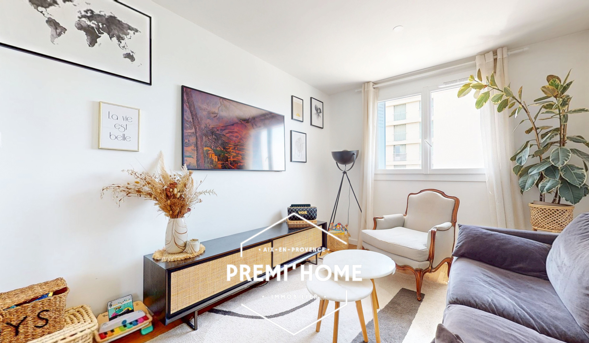 A VENDRE T3/4 RENOVE AIX QUARTIER AXIUM - Premi'home Agence immobilière Aix En Provence