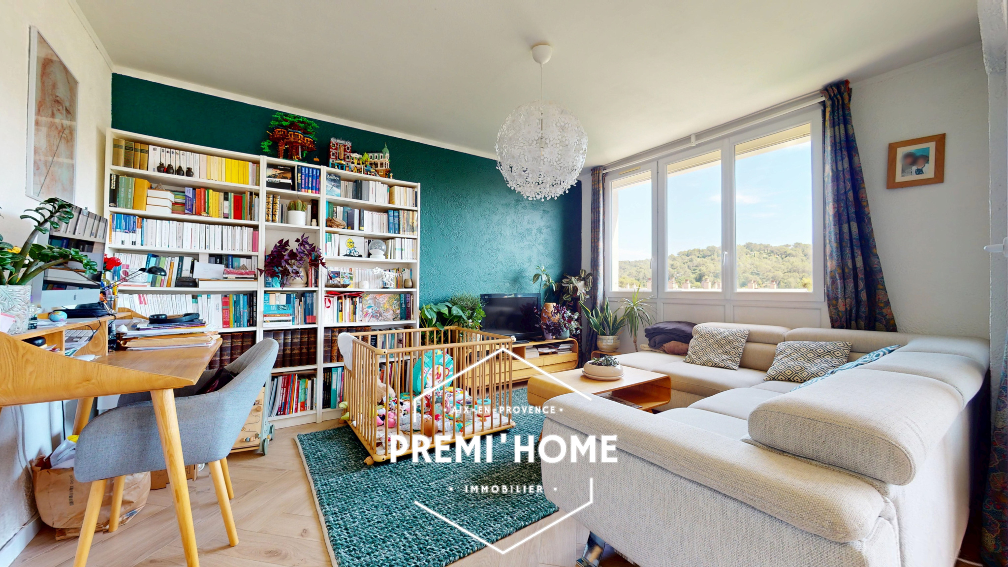 T3/4 A VENDRE DERNIER ETAGE AIX EN PROVENCE QUARTIER EST - Premi'home Agence immobilière Aix En Provence