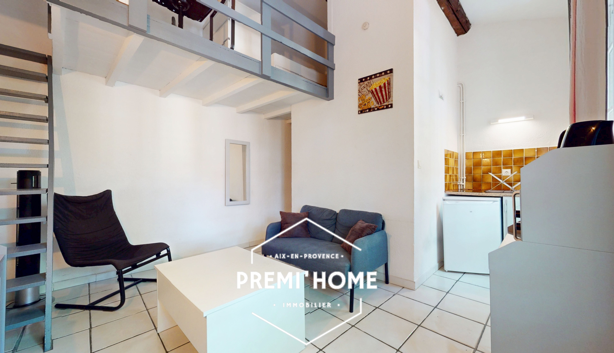 A VENDRE STUDIO AVEC MEZZANINE AIX EN PROVENCE - Premi'home Agence immobilière Aix En Provence