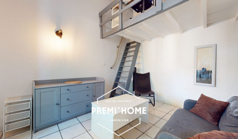 A VENDRE STUDIO AVEC MEZZANINE AIX EN PROVENCE - Premi'home Agence immobilière Aix En Provence
