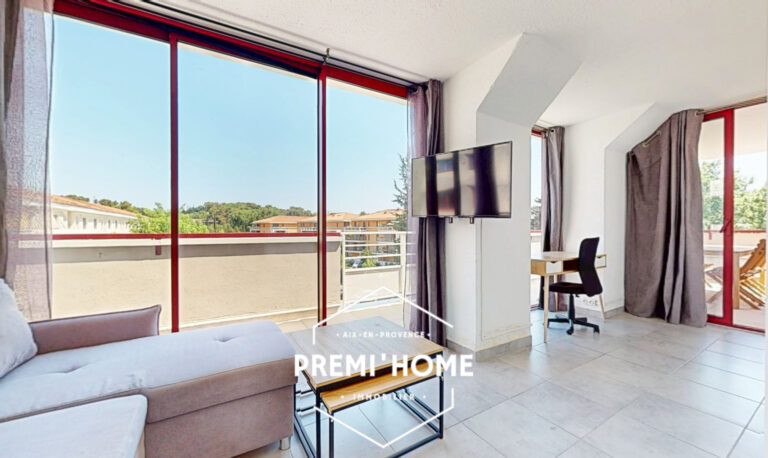 A VENDRE T2 AVEC TERRASSE DE 28M2 AIX SUD A VENDRE - Premi'home Agence immobilière Aix En Provence